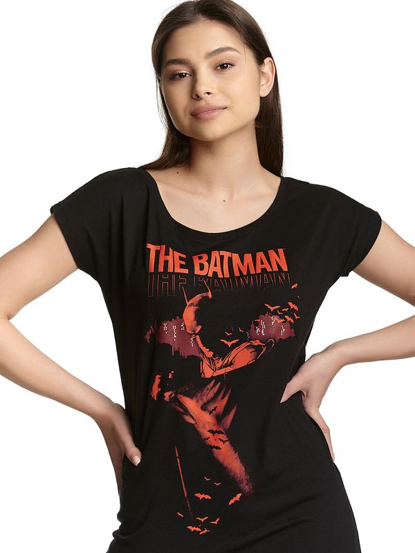 Nastrovje Potsdam Batman Bloody Night Damen Loose-Shirt schwarz Exklusive Angebote