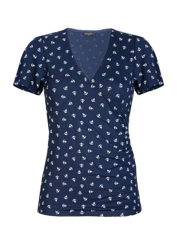 Nastrovje Potsdam Vive Maria Mer D'Été Damen Wickelshirt blau allover