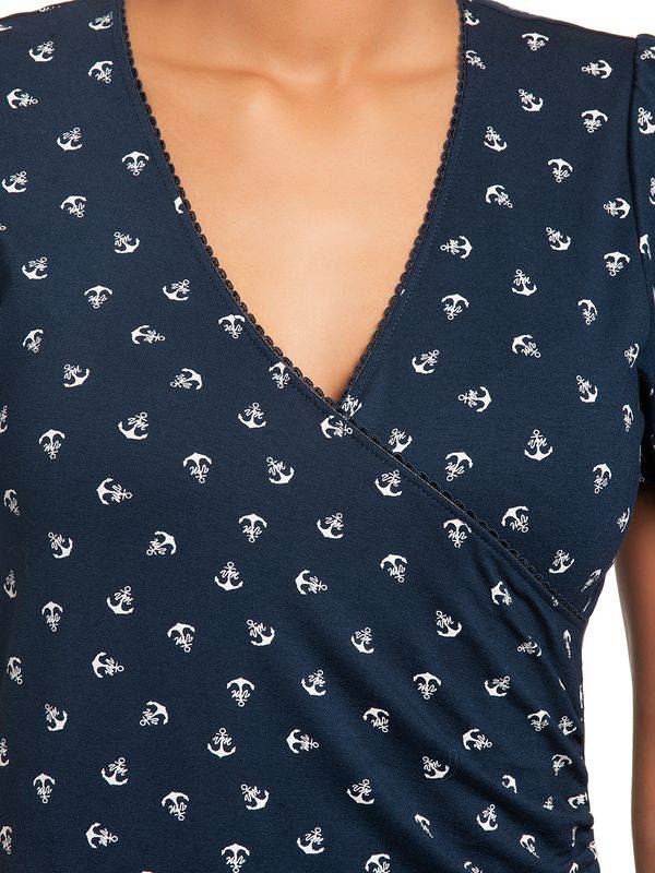 Nastrovje Potsdam Vive Maria Mer D&#039;Été Damen Wickelshirt blau allover Bestseller