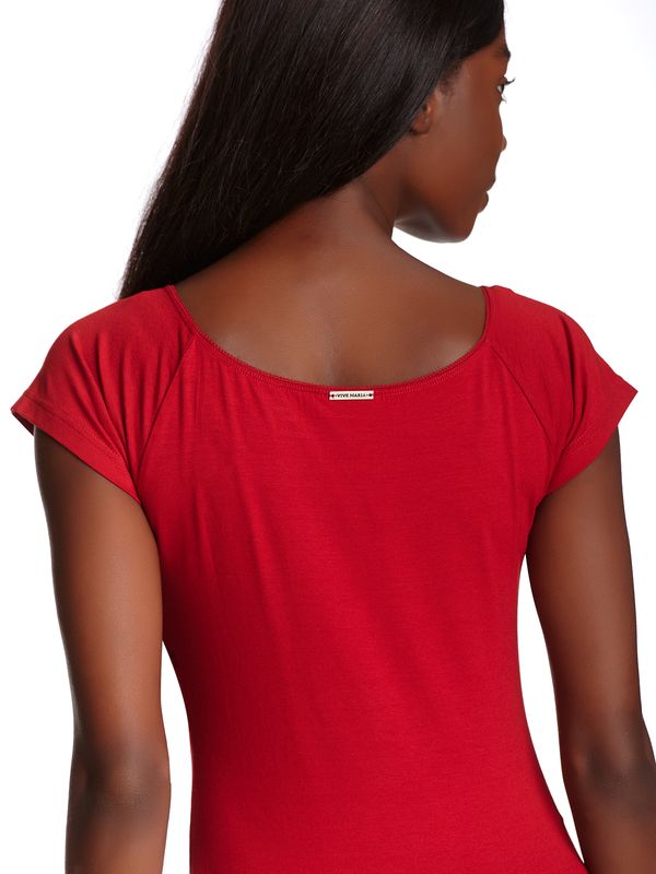 Nastrovje Potsdam Vive Maria Lovely Capri Damen T-Shirt rot Saisonale Angebote