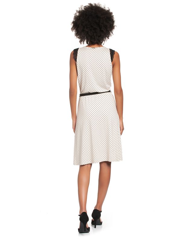 Nastrovje Potsdam Vive Maria Chicago Girl Damen A-Linien-Kleid creme/allover Bis zu 50% Rabatt