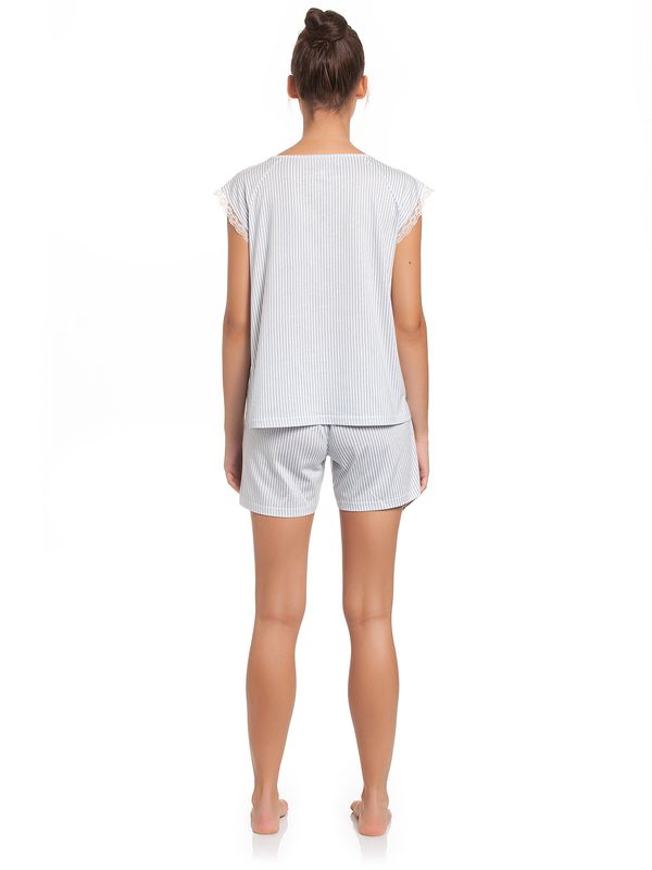 Nastrovje Potsdam Vive Maria Penelope Summer Damen Pyjama blau allover Bis zu 60% Rabatt