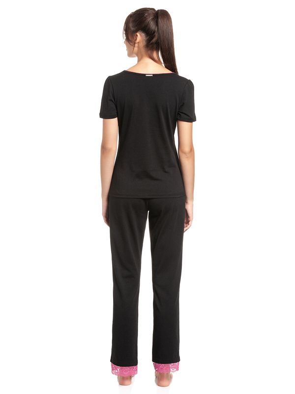 Nastrovje Potsdam Vive Maria Sugar Night Damen Pyjama schwarz 50% Rabatt mit kostenlosem Versand