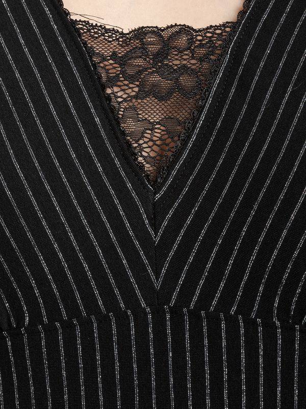 Nastrovje Potsdam Vive Maria Glamour Dandy Damen Langarmshirt schwarz Im Verkauf