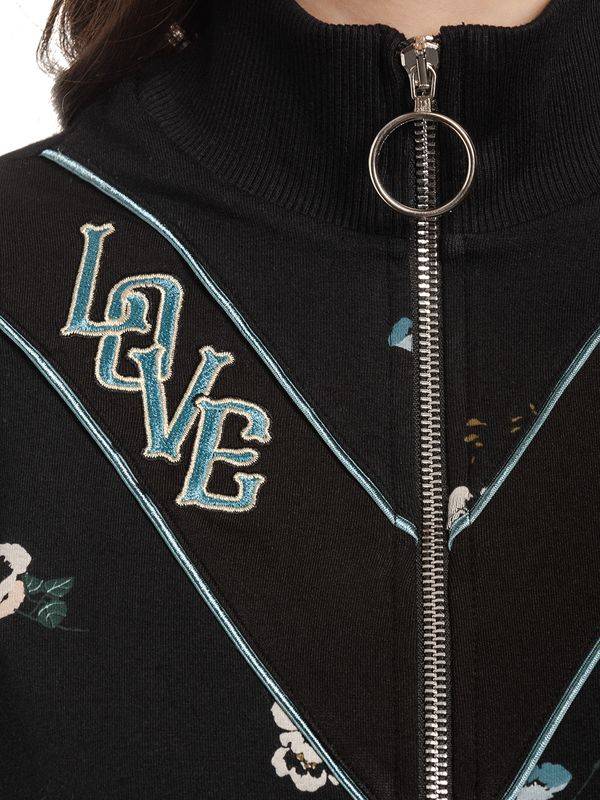 Nastrovje Potsdam Vive Maria Floral Sport Damen Blouson schwarz allover Outlet