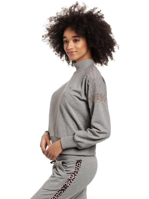 Nastrovje Potsdam Vive Maria Cosy Grey Damen Rollkragenpullover grau meliert Auslauf