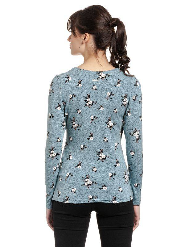 Nastrovje Potsdam Vive Maria Waiting For You Damen Langarmshirt blau allover Günstiger Verkauf