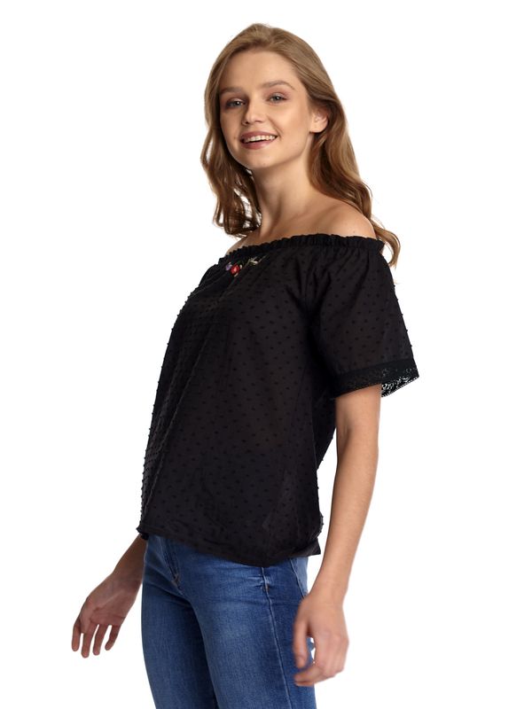 Nastrovje Potsdam Vive Maria Boho Black Dream Damen Tunikashirt schwarz Cyber Monday