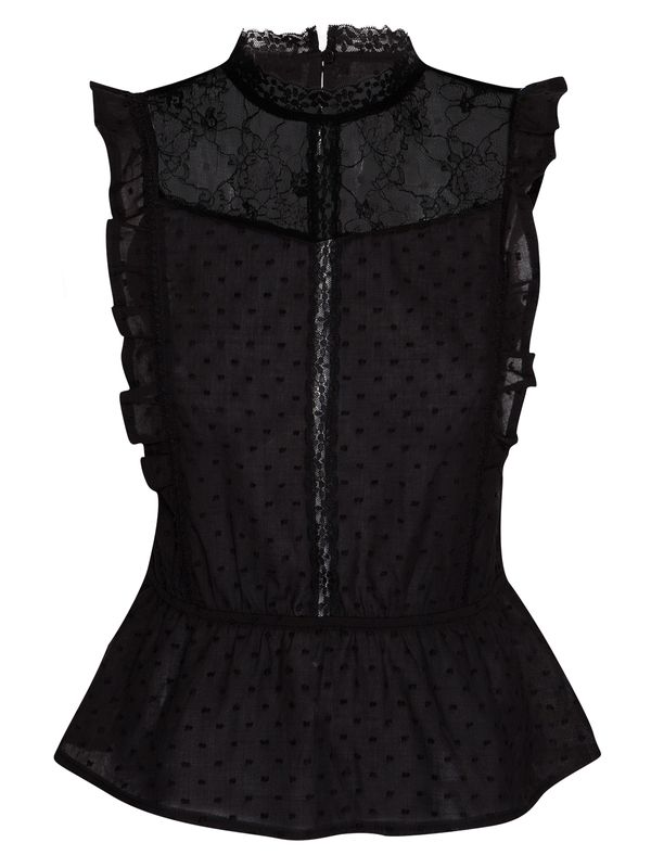 Nastrovje Potsdam Vive Maria Boho Black Lace Damen Spitzentop schwarz Weihnachtsangebot