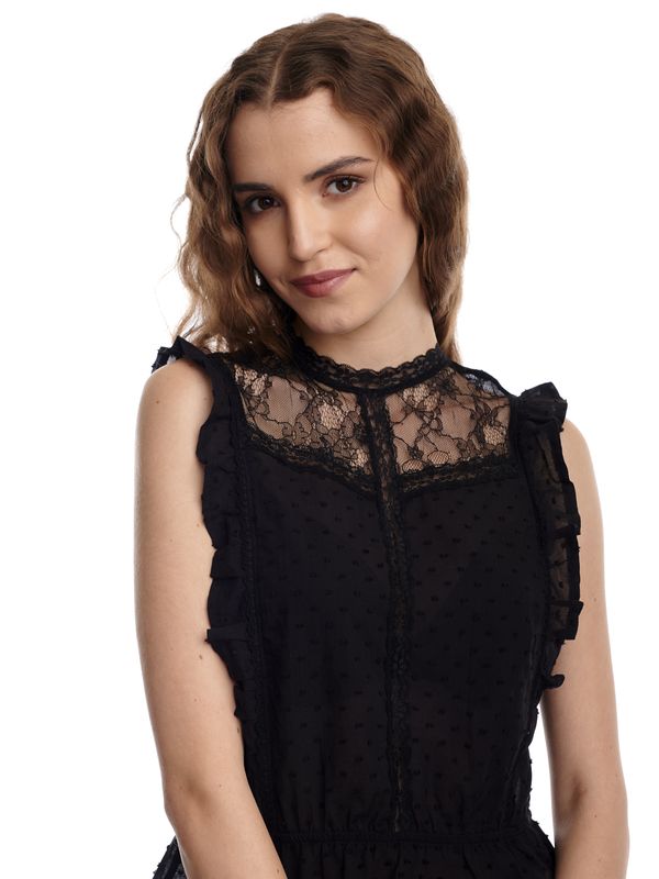 Nastrovje Potsdam Vive Maria Boho Black Lace Damen Spitzentop schwarz Weihnachtsangebot