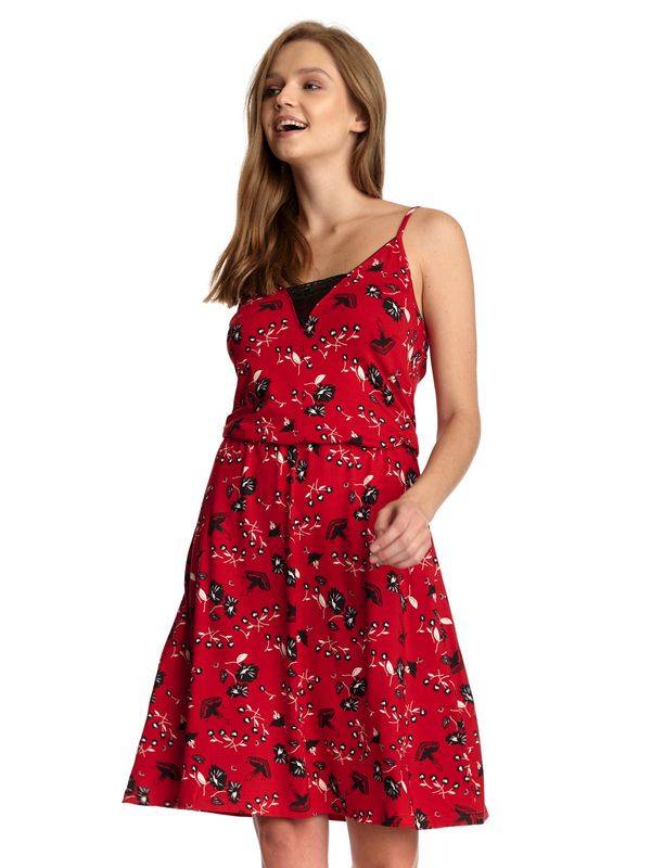 Nastrovje Potsdam Vive Maria Red Summer Damen Trägerkleid rot allover Heißer Verkauf