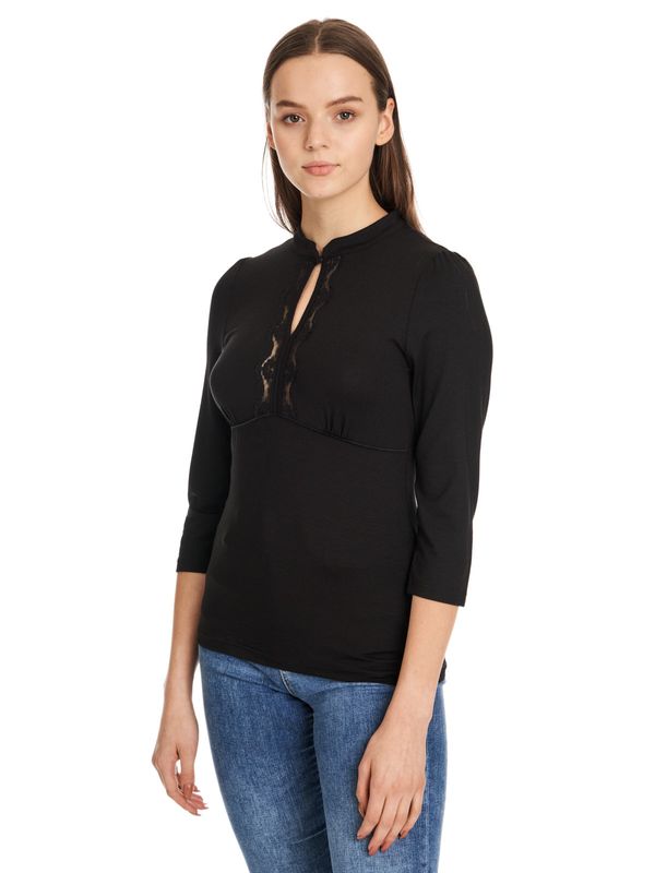 Nastrovje Potsdam Vive Maria Black Saigon Damen Stehkragenshirt schwarz Zeitlich begrenztes Angebot