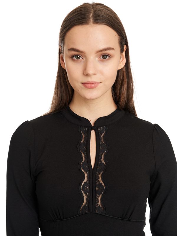 Nastrovje Potsdam Vive Maria Black Saigon Damen Stehkragenshirt schwarz Zeitlich begrenztes Angebot