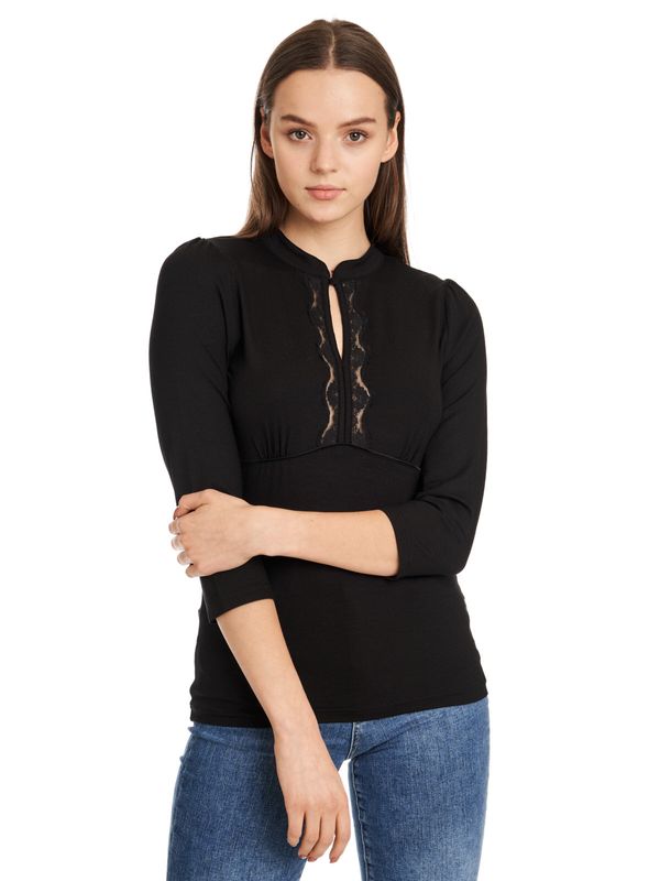 Nastrovje Potsdam Vive Maria Black Saigon Damen Stehkragenshirt schwarz Zeitlich begrenztes Angebot