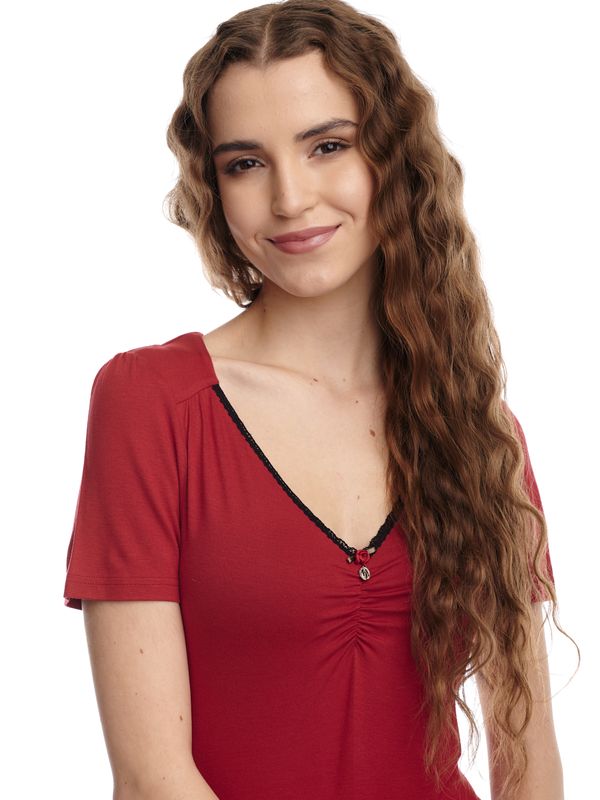 Nastrovje Potsdam Vive Maria Red Lilly Damen T-Shirt rot Blitzangebot