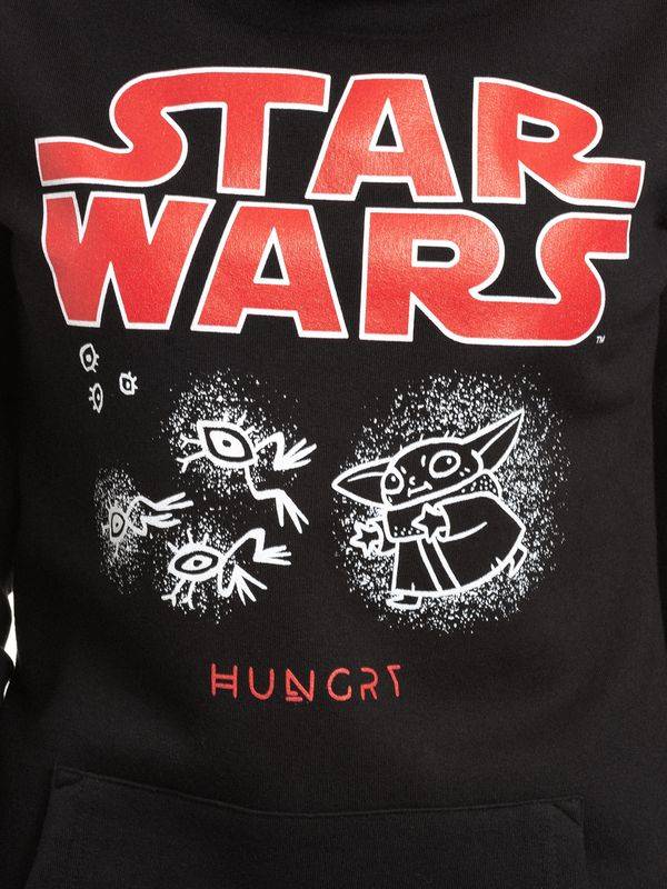 Nastrovje Potsdam The Mandalorian Grogu Hungry Damen Schalkragenpullover schwarz/rot Große Rabatte