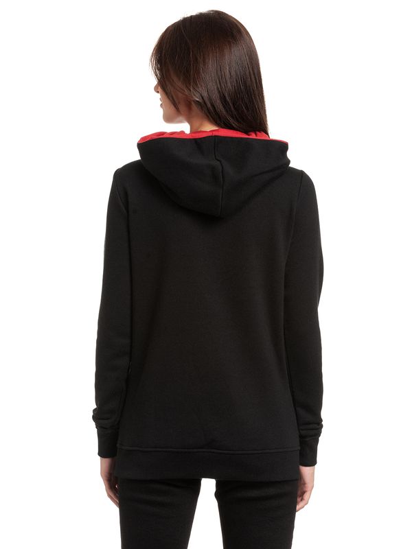 Nastrovje Potsdam Harry Potter Hedwig Arrows Damen Schalkragenpullover schwarz/rot Saisonale Angebote