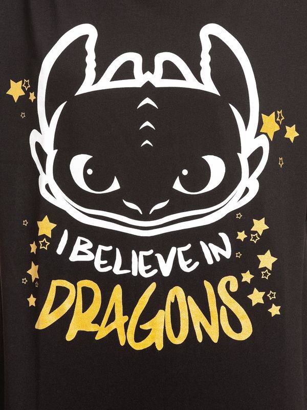 Nastrovje Potsdam Dragons, Drachenzähmen leicht gemacht I Believe Damen Loose-Shirt schwarz Kauf eins, bekomm eins gratis