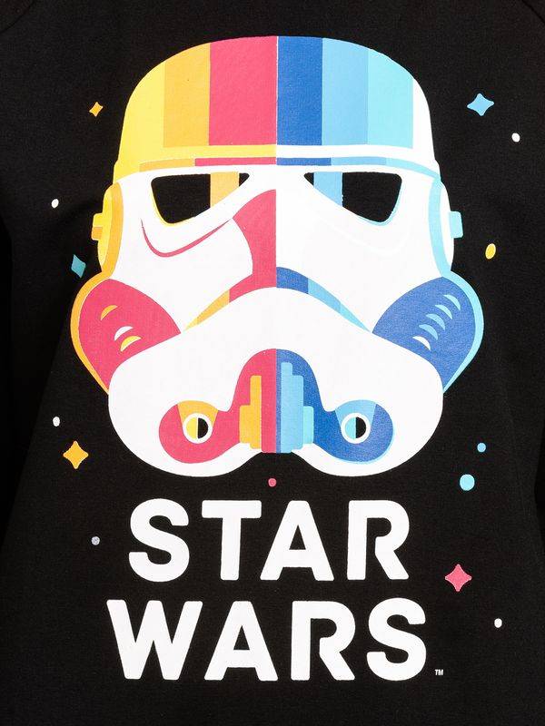 Nastrovje Potsdam Star Wars Stormtrooper Stripes Damen Sweatshirt schwarz VIP-Rabatte