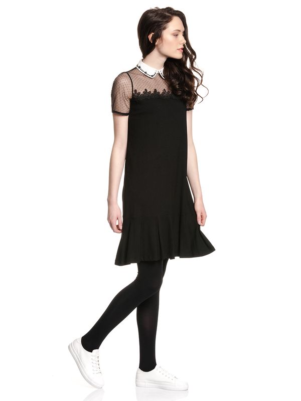 Nastrovje Potsdam Vive Maria Colette Swing Damen Volantkleid schwarz Letzte 3 Tage