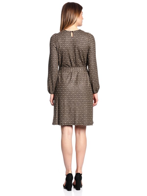 Nastrovje Potsdam Vive Maria Golden Love Damen A-Linien-Kleid schwarz allover Letzte 2 Tage