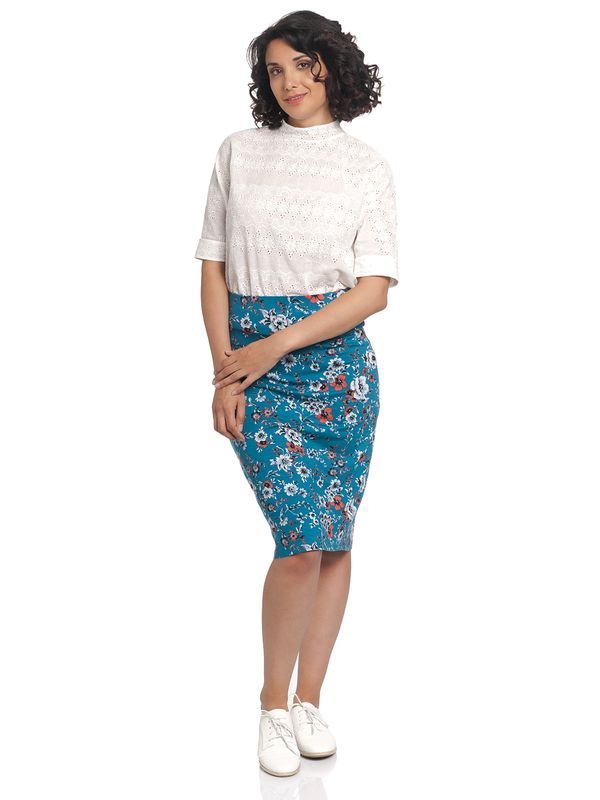 Nastrovje Potsdam Vive Maria Flower Garden Rock azure allover Zeitbegrenzte Promotion