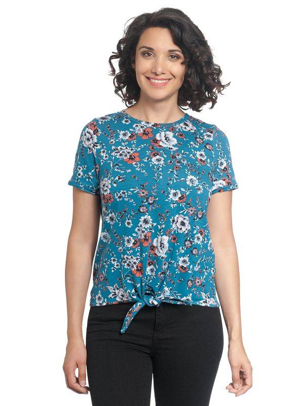 Nastrovje Potsdam Vive Maria Flower Day Damen T-Shirt azur allover Bis zu 50% Rabatt