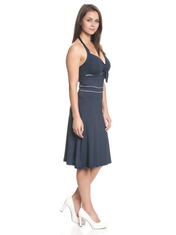 Nastrovje Potsdam Vive Maria Big Sea Holderneck Damen Kleid Dunkelblau Sonderangebot der Fabrik