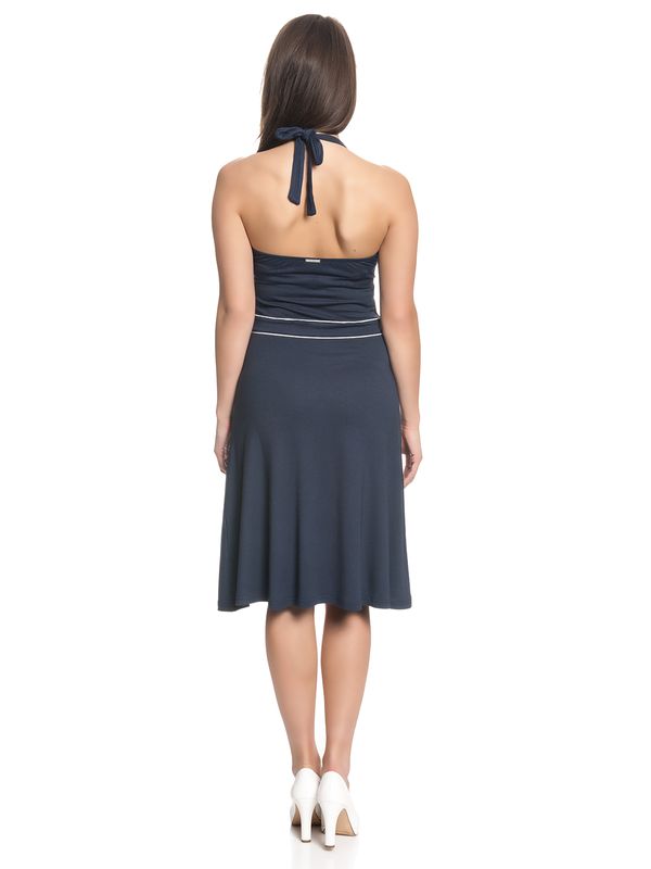 Nastrovje Potsdam Vive Maria Big Sea Holderneck Damen Kleid Dunkelblau Sonderangebot der Fabrik