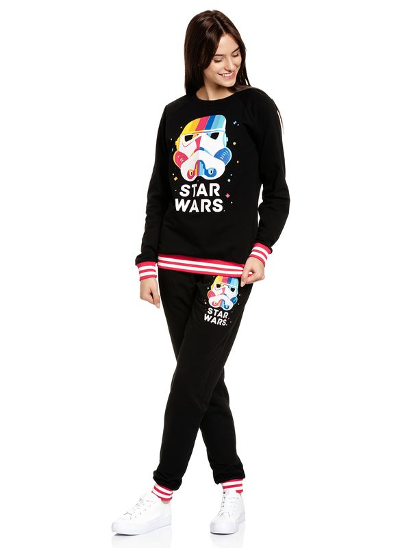 Nastrovje Potsdam Star Wars Stormtrooper Stripes Damen Homewearpants schwarz Bis zu 55% Rabatt