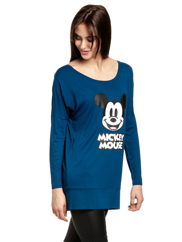 Nastrovje Potsdam Mickey & Minnie Mouse Mickey Mouse Damen Langarmshirt blau Riesige Rabatte