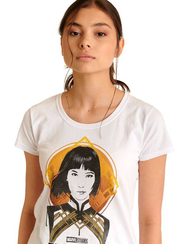 Nastrovje Potsdam Shang-Chi Shang-Chi Xialing Damen T-Shirt weiss Fabrikladen