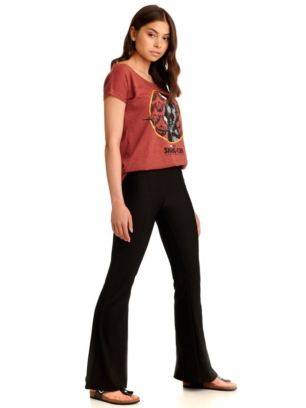 Nastrovje Potsdam Shang-Chi Shang-Chi Katy Damen Loose-Shirt rot meliert Begrenzt auf 3 Tage