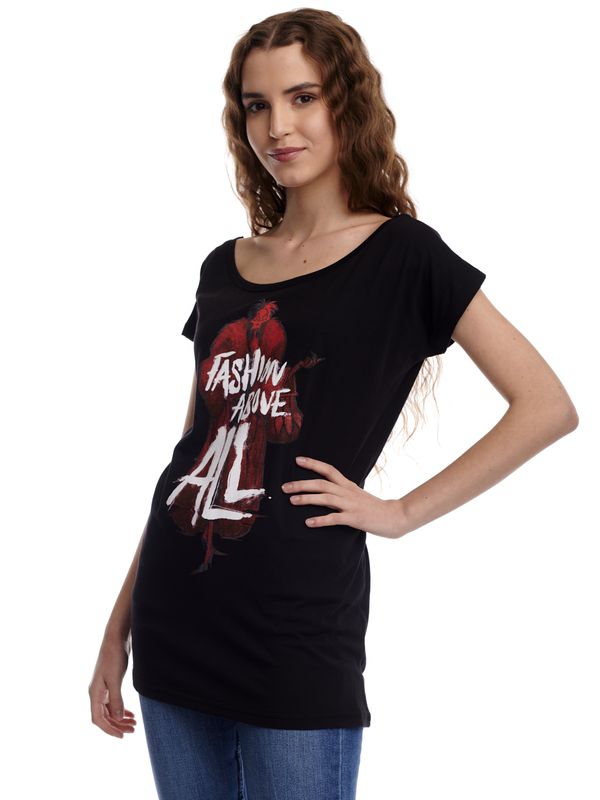 Nastrovje Potsdam Villains Fashion Above All Damen Loose-Shirt schwarz Im Verkauf
