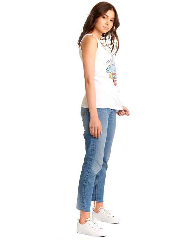 Nastrovje Potsdam Dumbo Smile Damen Tanktop weiss zollfrei