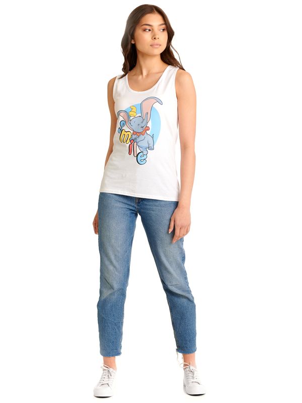 Nastrovje Potsdam Dumbo Smile Damen Tanktop weiss zollfrei