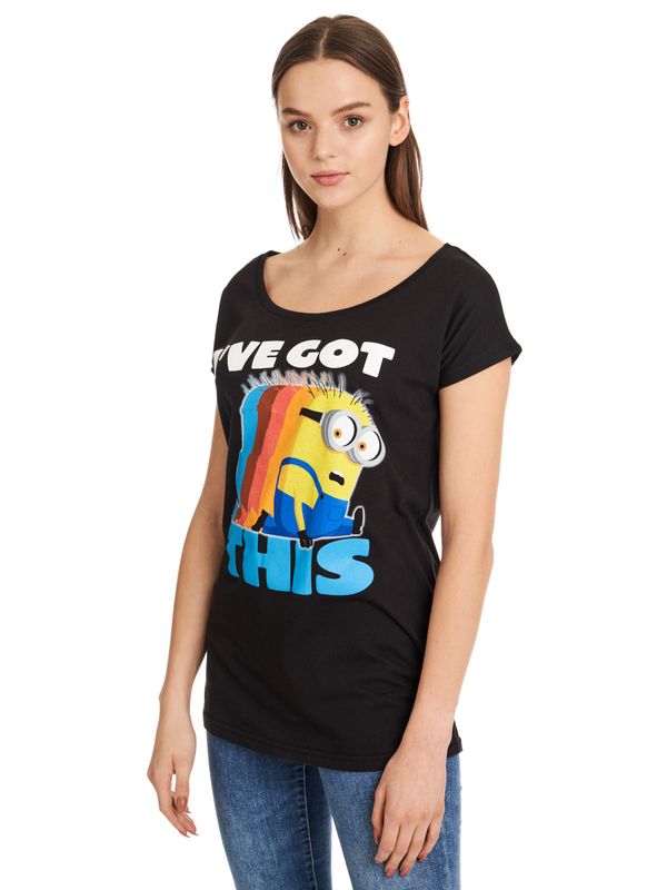 Nastrovje Potsdam Minions I&#039;ve Got This Damen Loose-Shirt schwarz Schlussverkauf