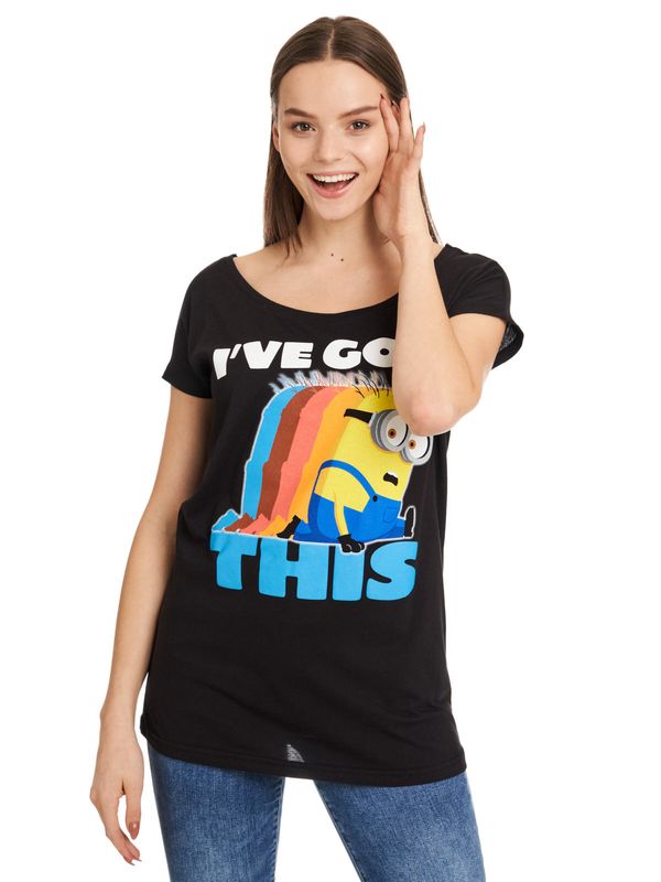 Nastrovje Potsdam Minions I&#039;ve Got This Damen Loose-Shirt schwarz Schlussverkauf
