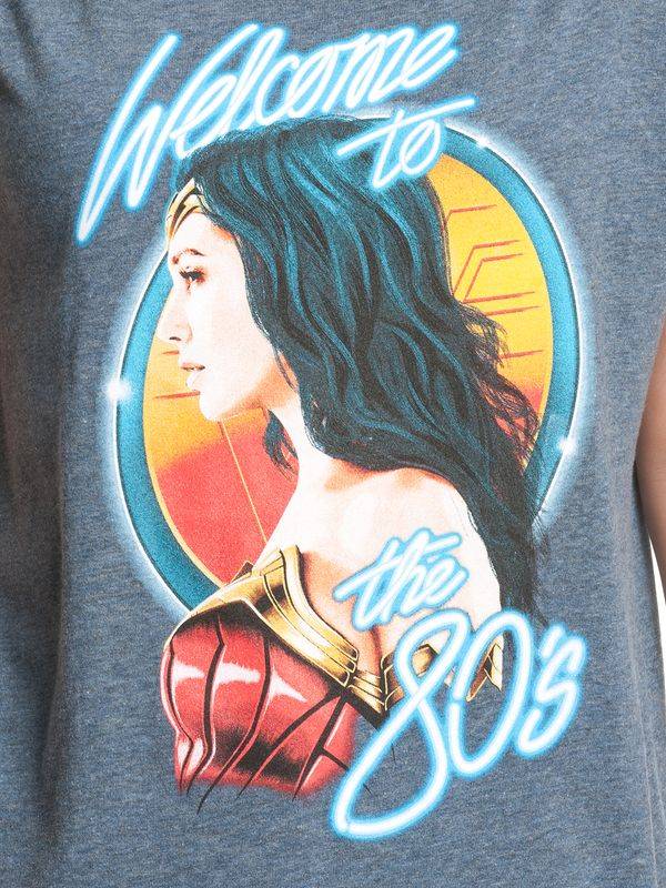 Nastrovje Potsdam Wonderwoman Welcome To 80&#039;s Damen Loose-Shirt blau meliert Blitzverkäufe