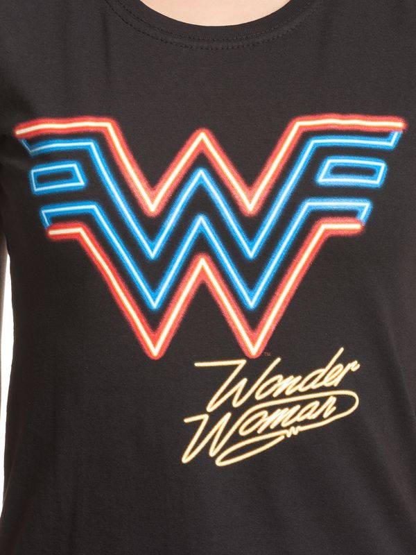 Nastrovje Potsdam Wonderwoman Retro Damen T-Shirt schwarz Kostenloser Versand