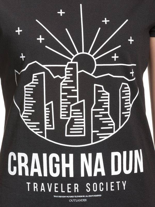 Nastrovje Potsdam Outlander Damen T-Shirt schwarz Fabrik Onlineshop