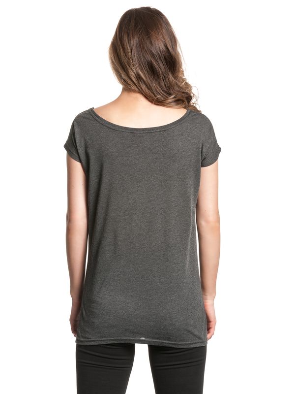 Nastrovje Potsdam Outlander Thousand Kisses Damen Loose-Shirt dunkelgrau meliert Fabrikpreis