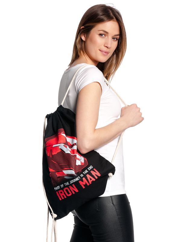 Nastrovje Potsdam Iron Man The Invincible Gymbag schwarz Sonderangebot