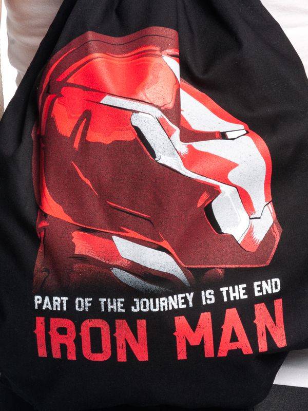 Nastrovje Potsdam Iron Man The Invincible Gymbag schwarz Sonderangebot
