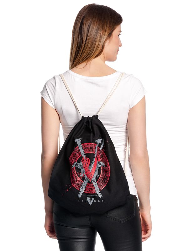 Nastrovje Potsdam Vikings Axe&Raven Gymbag schwarz Rabatt