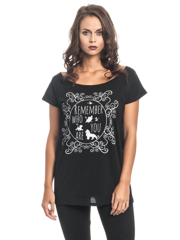 Nastrovje Potsdam König der Löwen Remember Who You Are Damen Loose-Shirt schwarz Flash Sale
