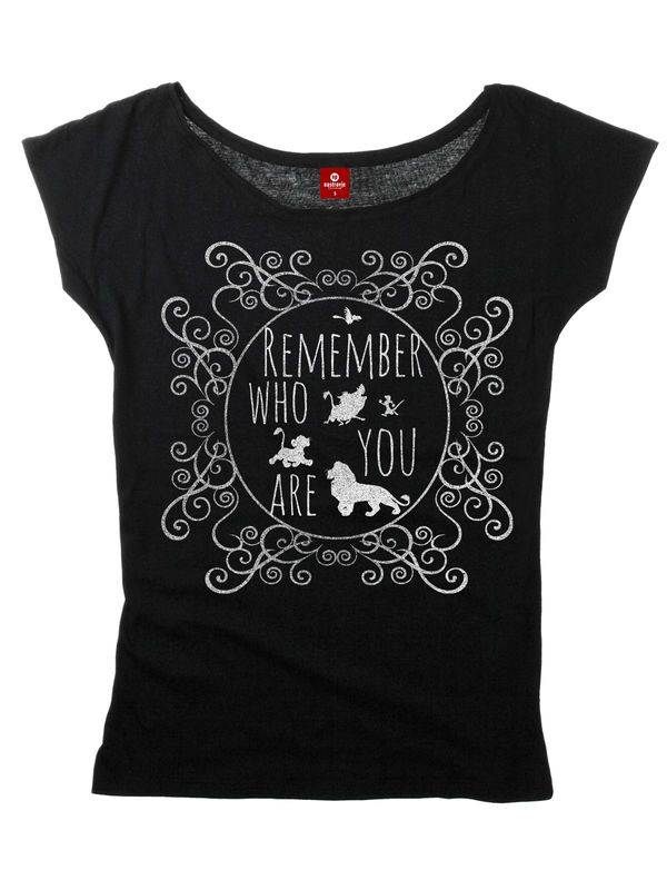 Nastrovje Potsdam König der Löwen Remember Who You Are Damen Loose-Shirt schwarz Flash Sale