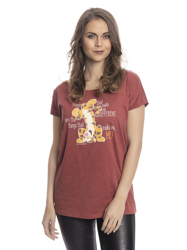 Nastrovje Potsdam Winnie the Pooh Different Damen Loose-Shirt rot meliert Exklusivangebot