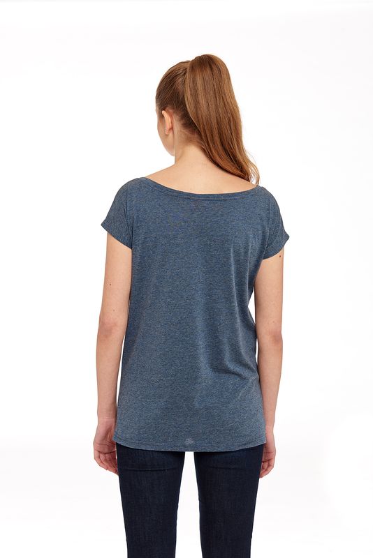 Nastrovje Potsdam Dumbo Love You To The Moon Loose Girl Shirt blau-meliert Cyber Monday