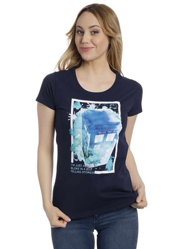 Nastrovje Potsdam Doctor Who I Am Just A Bloke Damen T-Shirt marine Osterangebot
